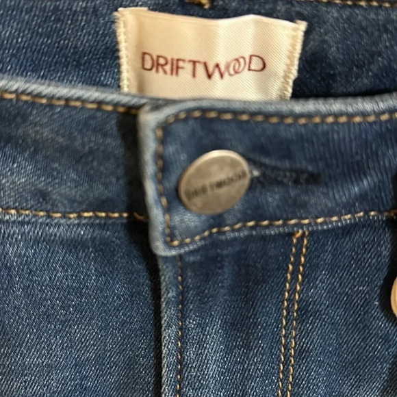 Driftwood Kelly Embroidered Flare Jeans Regular Wash Size 26 - Picture 10 of 12